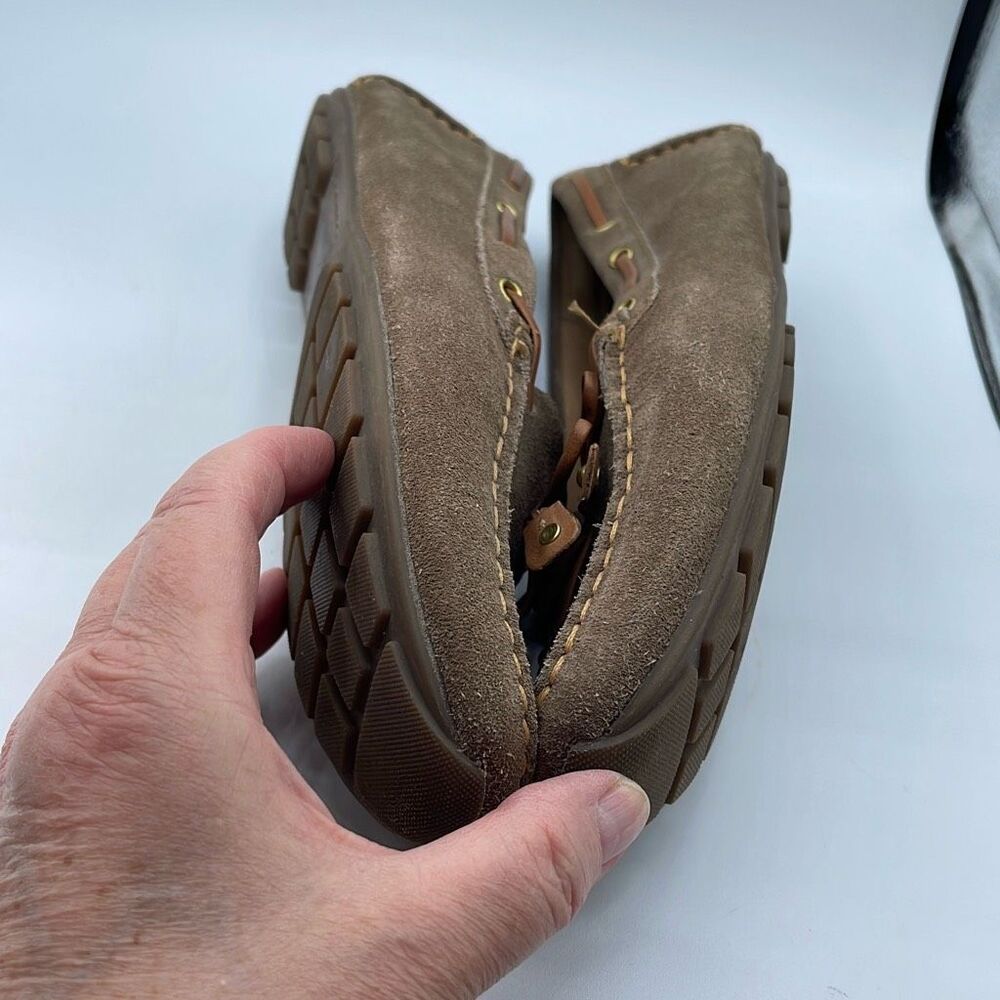Clark’s suede size 8 driving moccasins padded insoles. - Picture 5 of 9